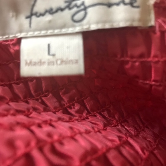 Beautiful Salmon Short Sleeveless Dress. Large - Picture 6 of 7